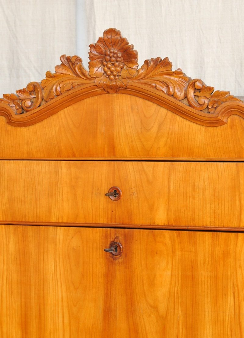 Schreibschrank Kirsche, antiker Sekretär Kirsche