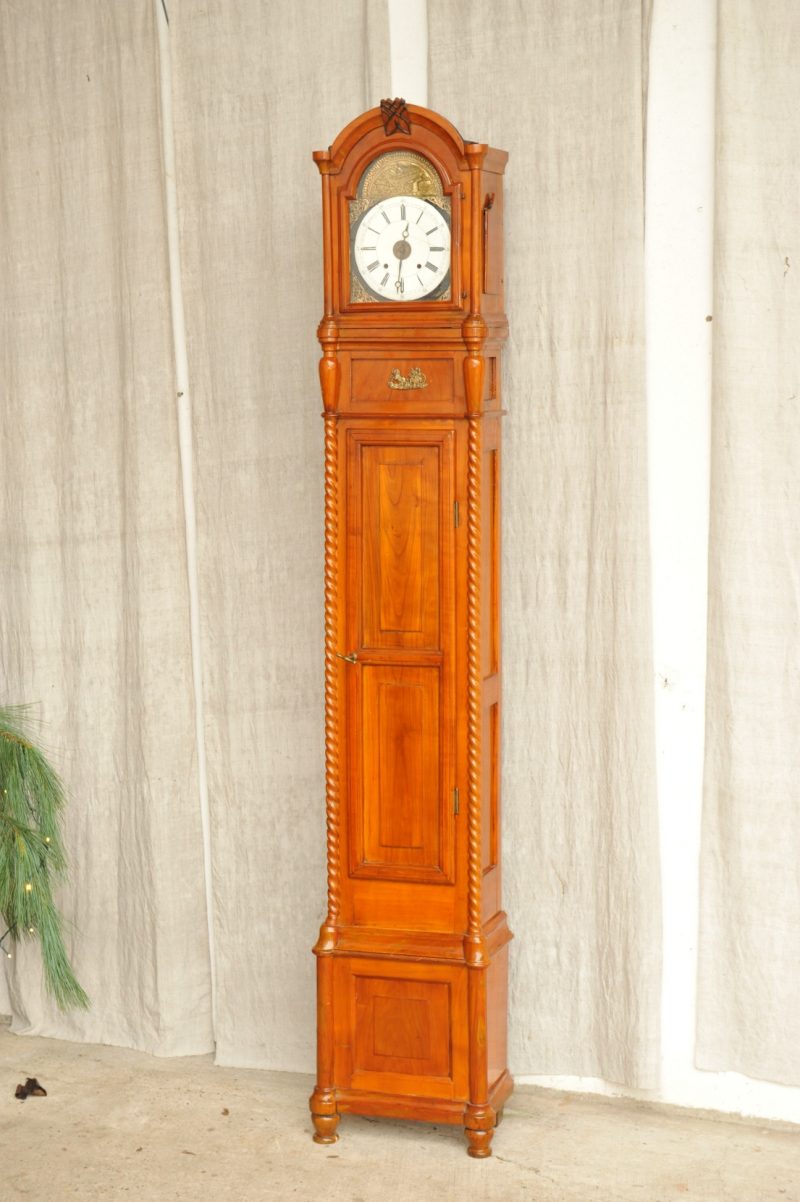 Biedermeier Standuhr Kirsche - Antik im Hof