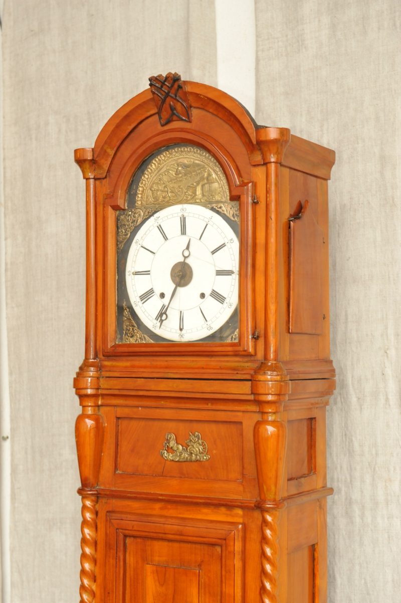 Biedermeier Standuhr Kirsche - Antik im Hof