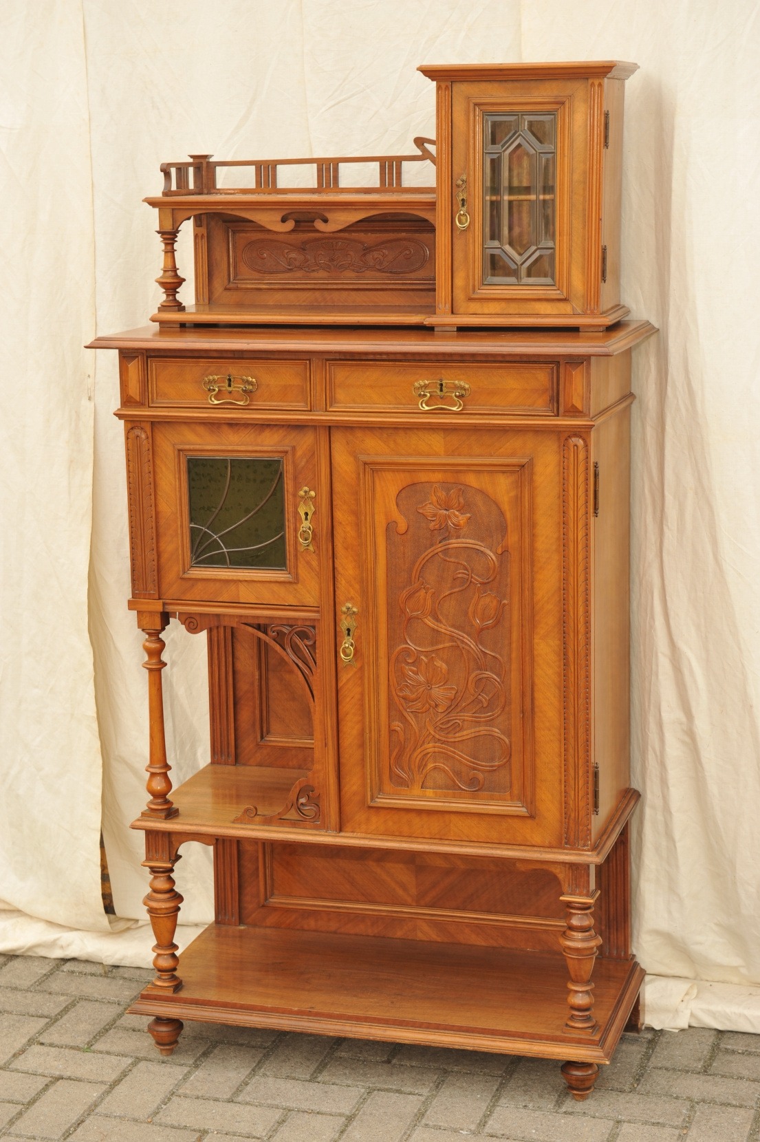 Jugendstil_Vertiko_Etagere_antik_2608