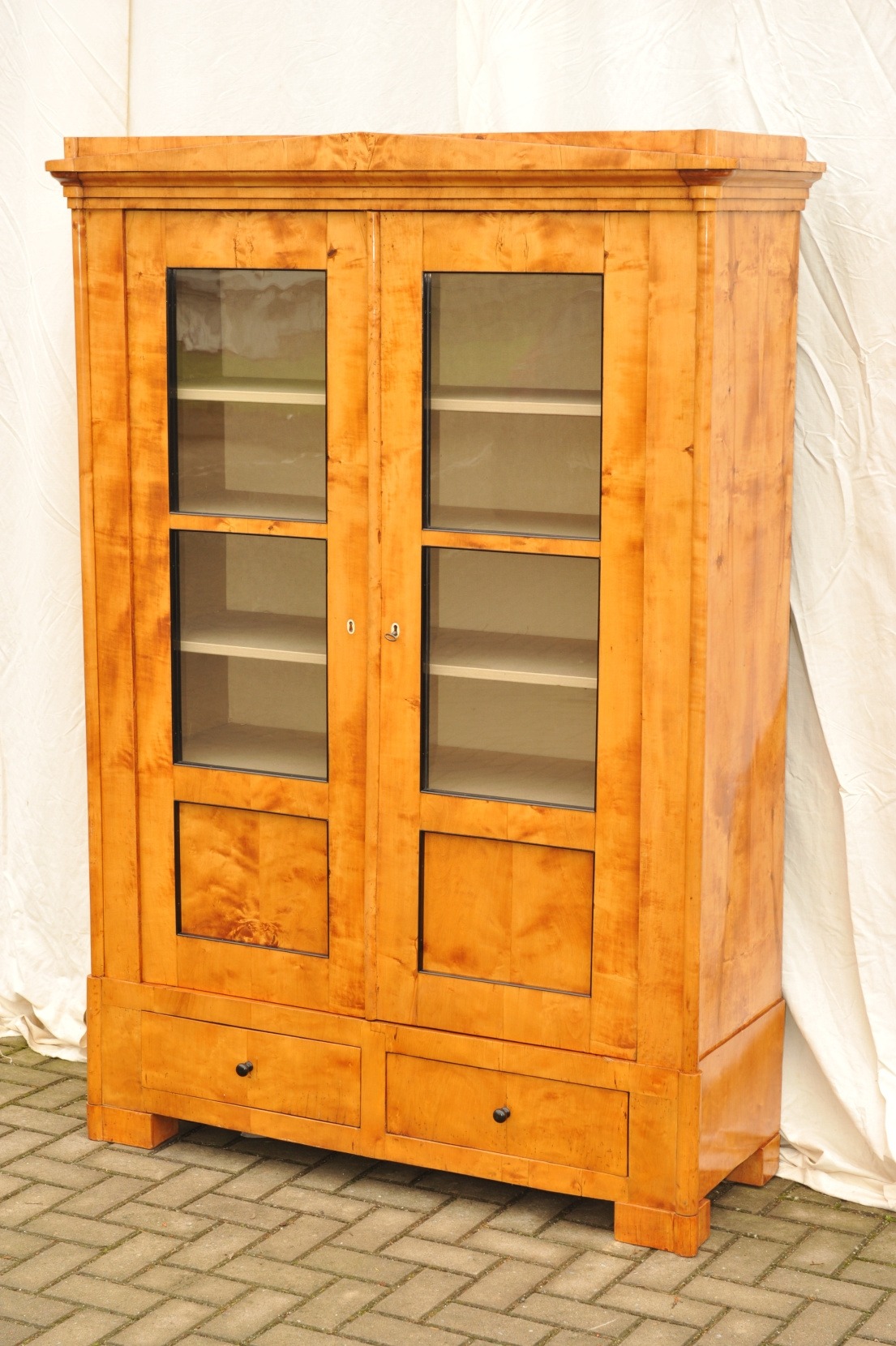 Buecherschrank_Biedermeier_Birke_2711