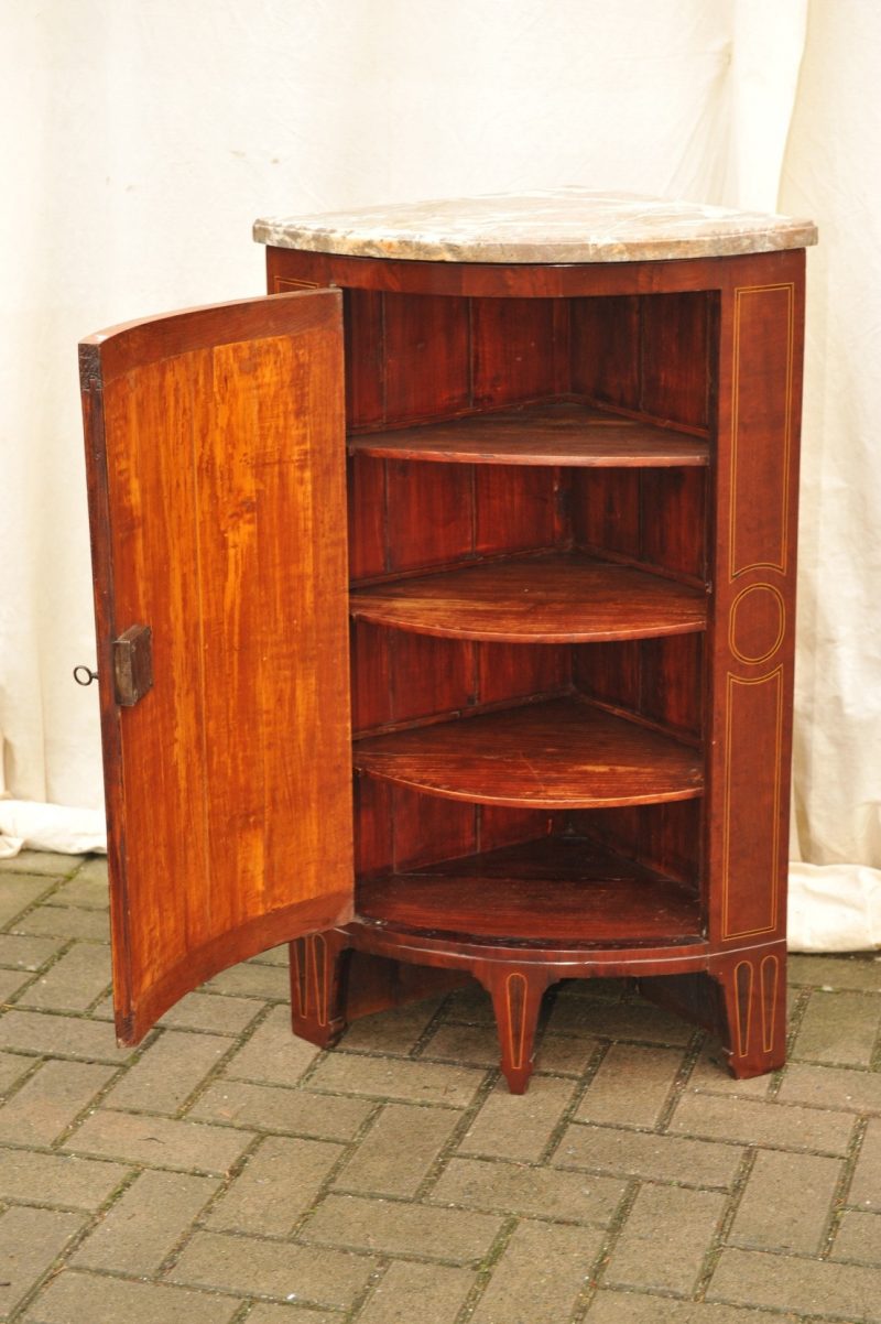 Eckschränkchen Louis Seize Mahagoni - Antik im Hof - Biedermeier