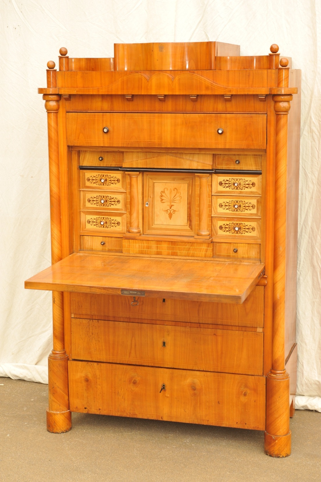 Biedermeier_Schreibschrank_Kirsche_2799