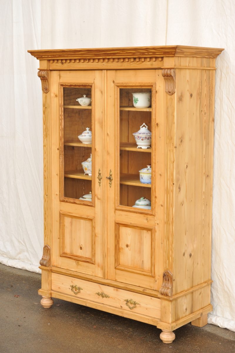 1A Gründerzeit Bücherschrank Weichholz - Antik im Hof - antiker