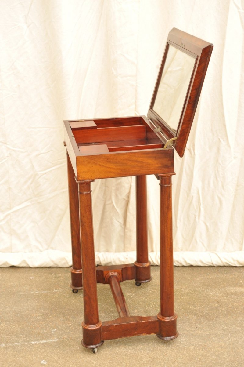 Beistelltisch Nähtischchen Biedermeier Mahagoni - Antik im Hof