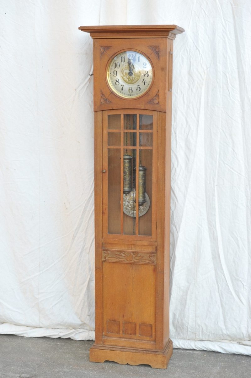 Standuhr_Jugendstil_Eiche_2917