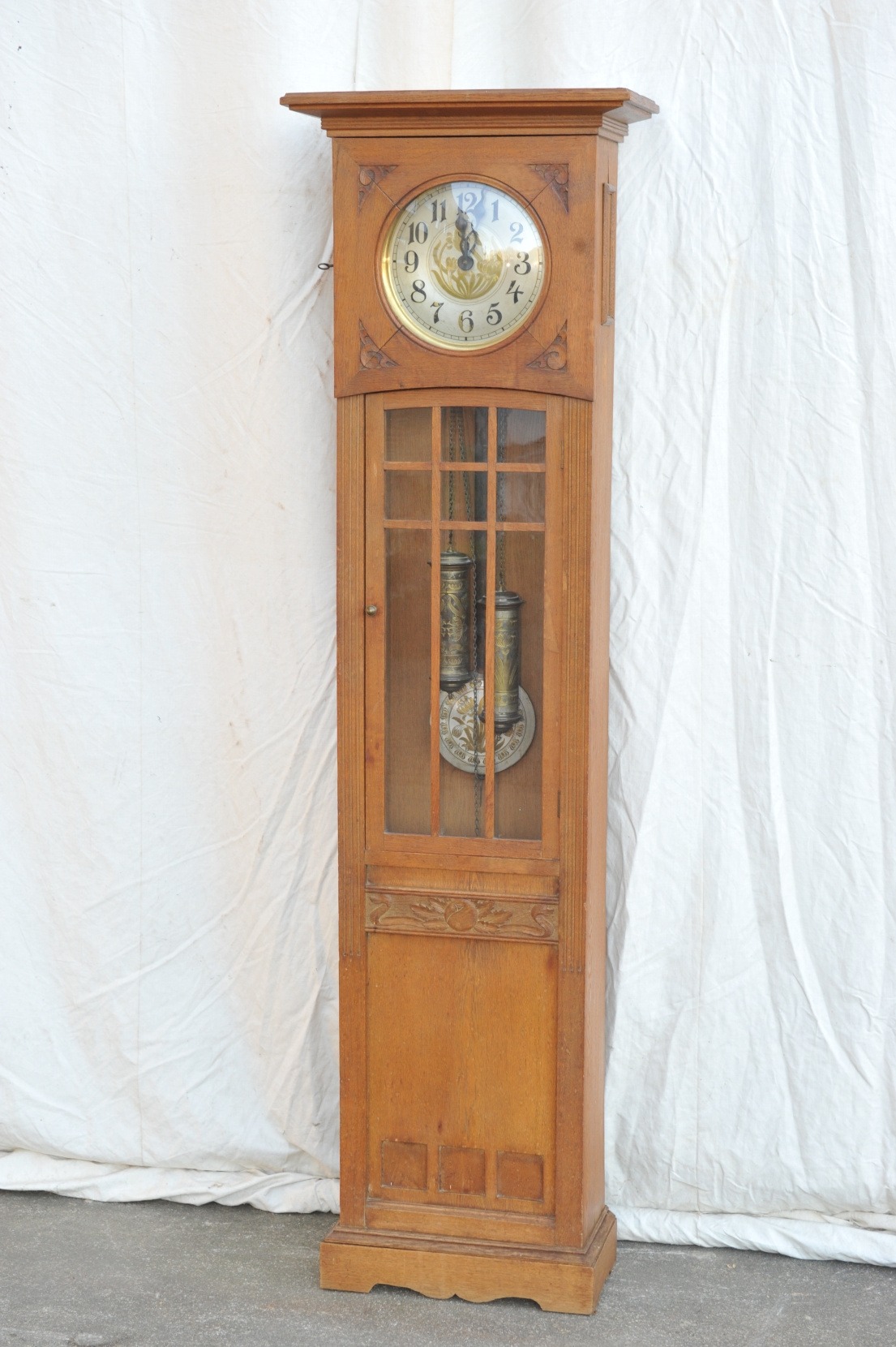 Standuhr_Jugendstil_Eiche_2917