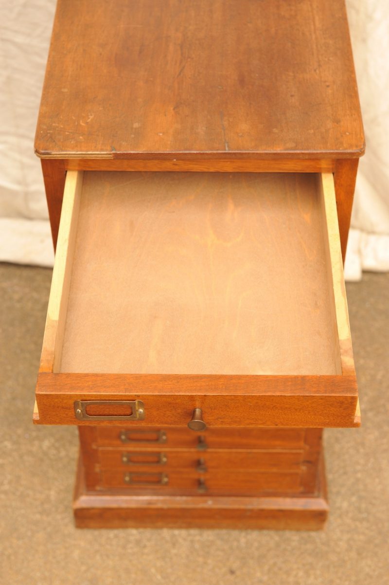 Schubladenschränkchen antik - Antik im Hof - antiker Notenschrank