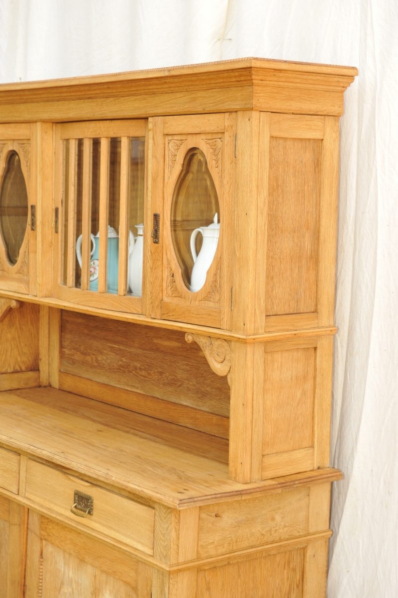 Küchenschrank Jugendstil Eiche - Antik im Hof - antiker Küchenschrank