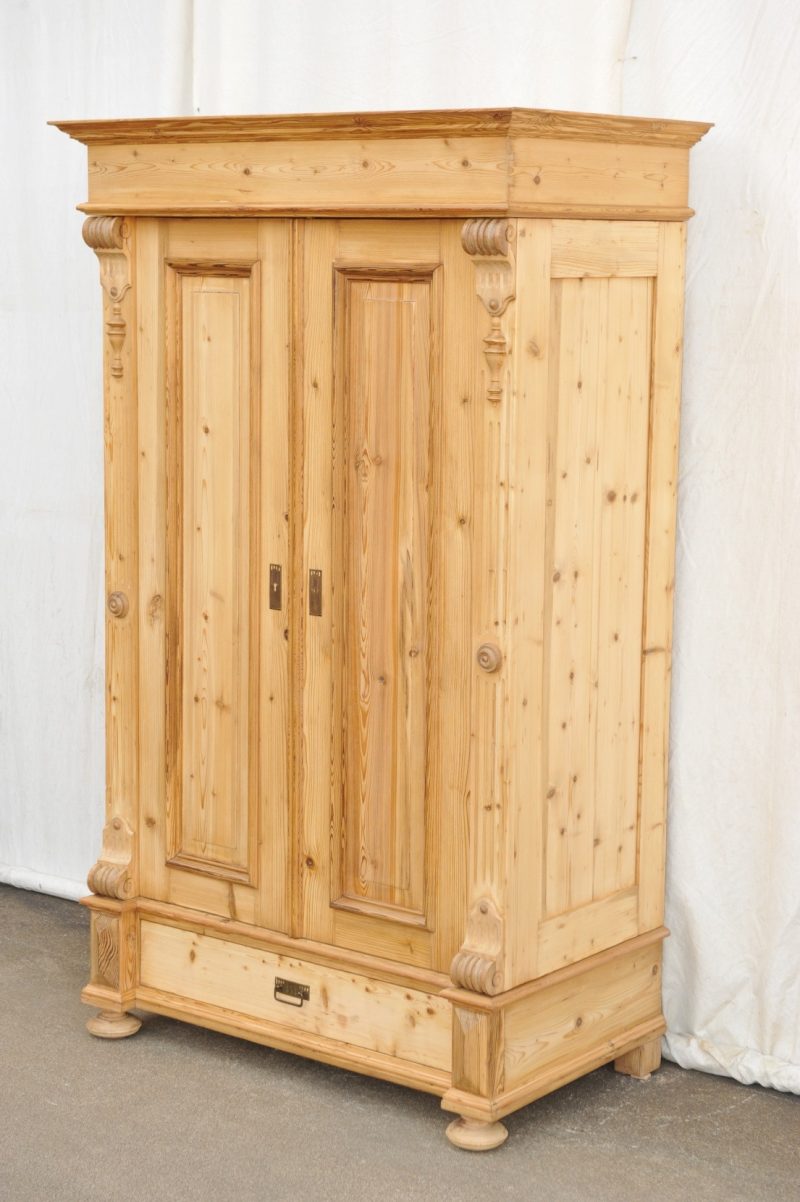 Gründerzeit Kleiderschrank Weichholz - Antik im Hof - antiker