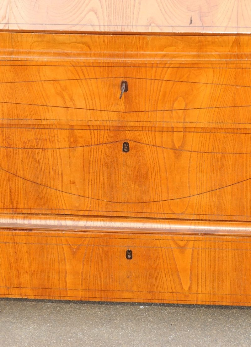 Unterteil Biedermeier Sekretär mit Aufsatz Braunschweig um 1820
