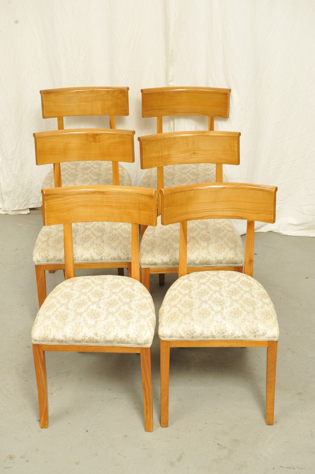 6 Biedermeier Stühle Kirsche