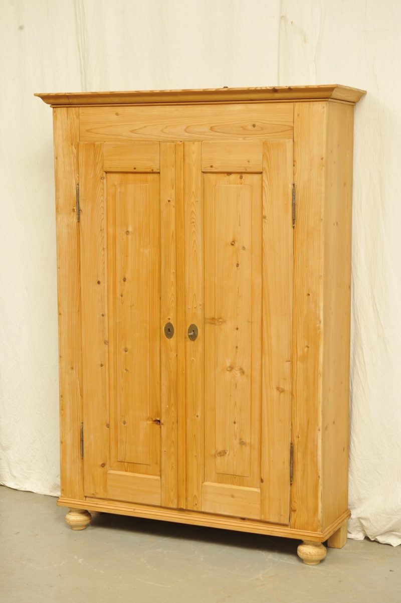 Biedermeier Wäscheschrank Weichholz