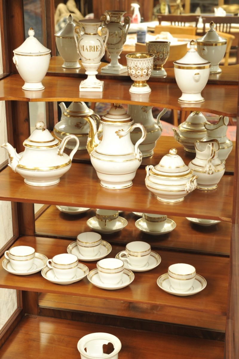 Vitrine Biedermeier Mahagoni um 1840