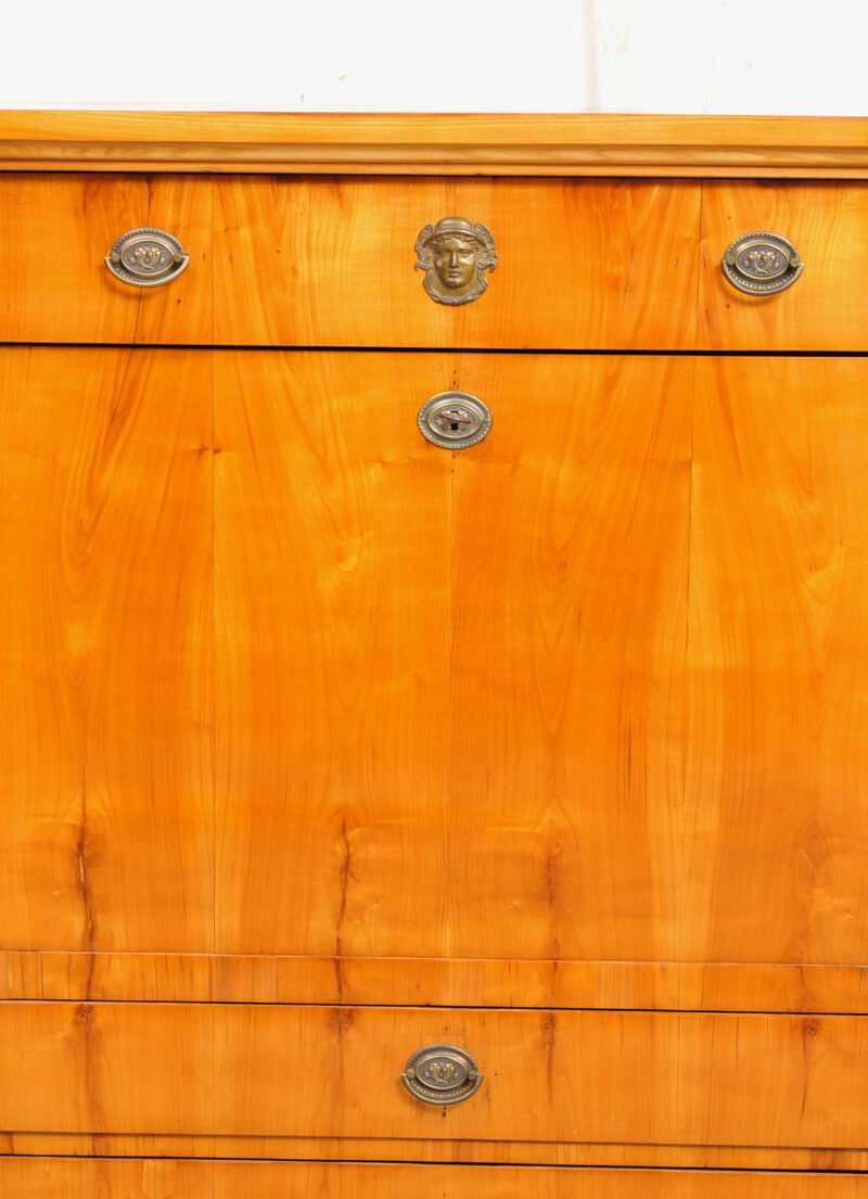Detail Sekretär Biedermeier Kirsche
