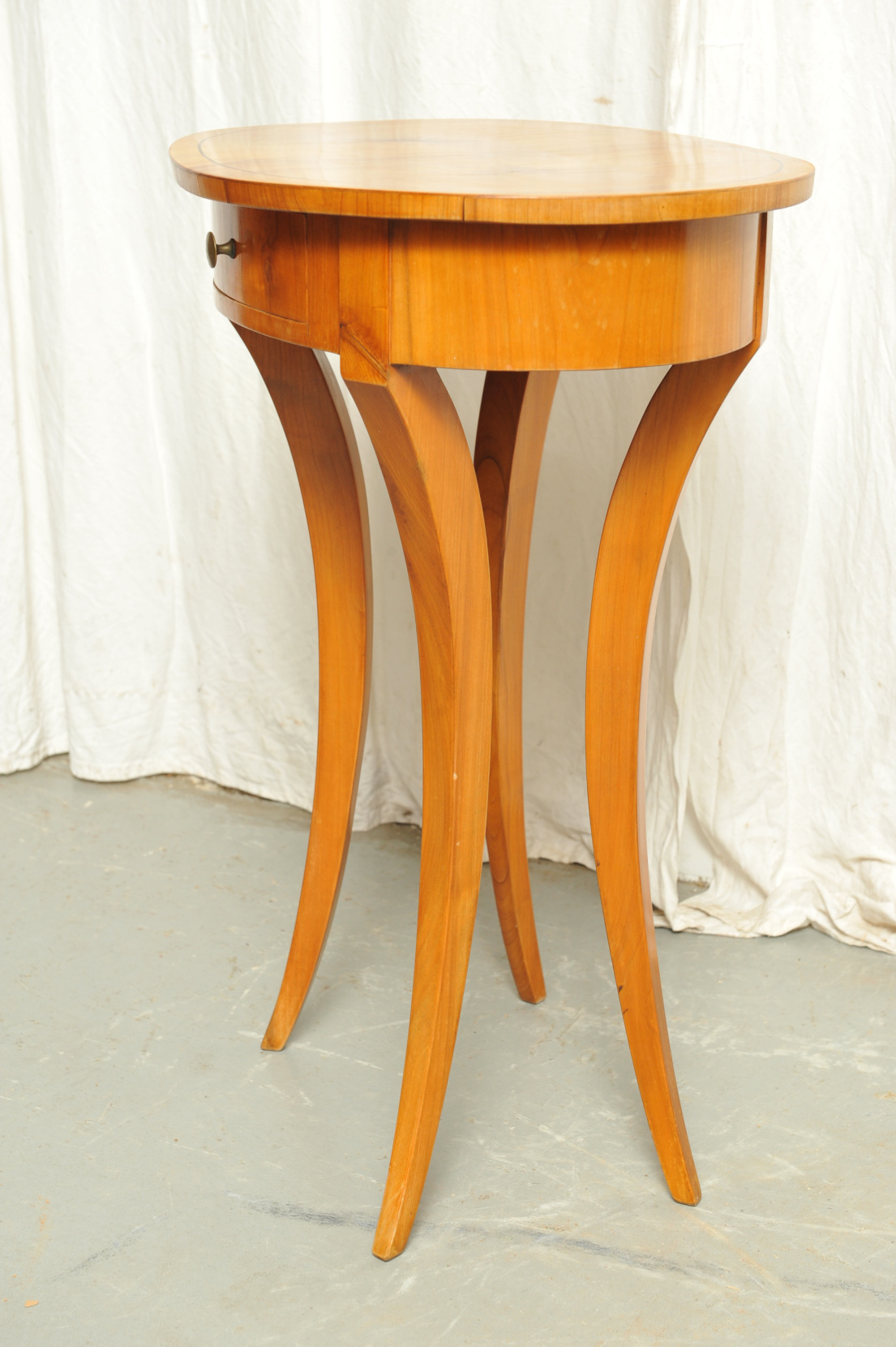 Nähtischchen Beistelltisch Biedermeier Kirsche