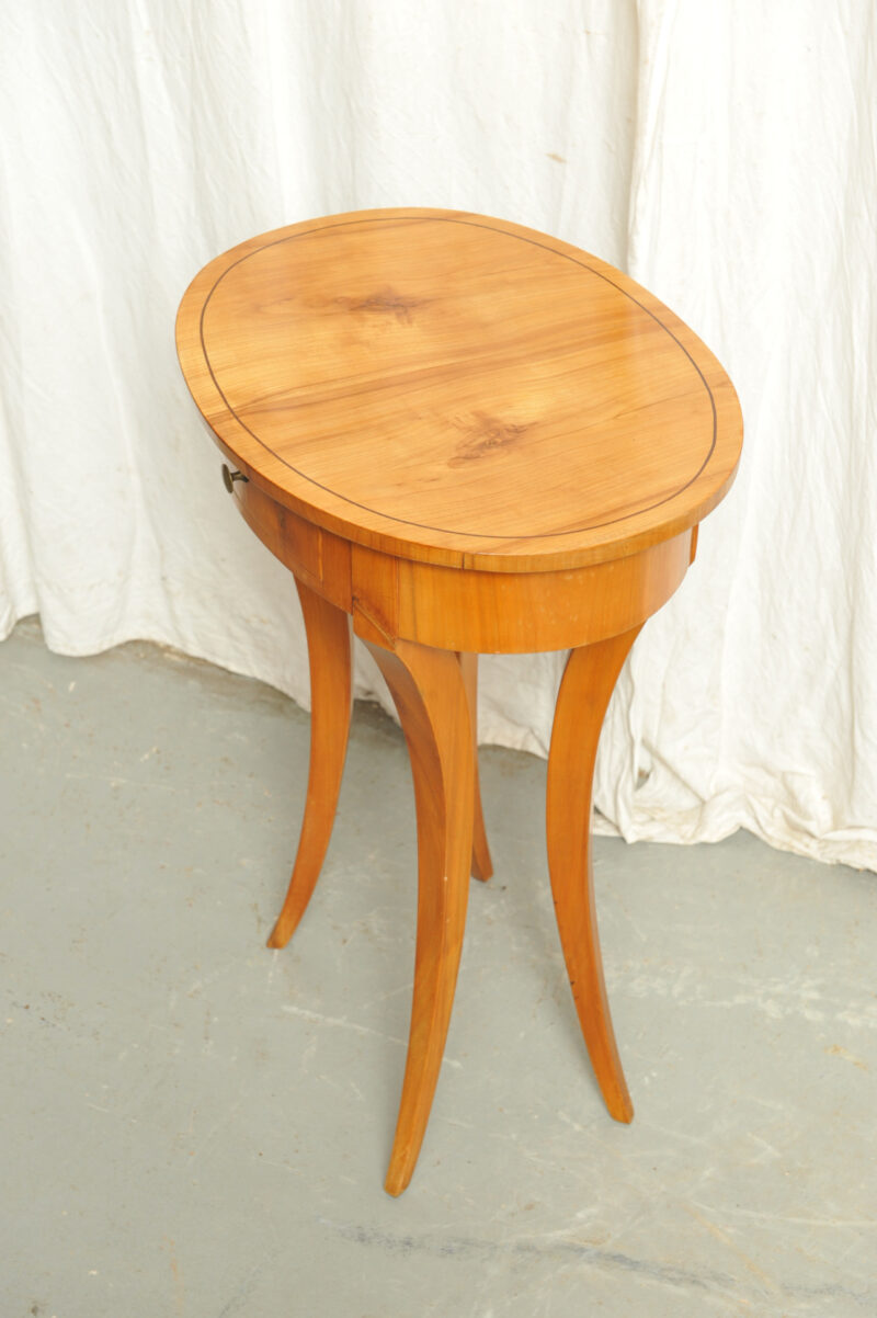 Nähtischchen Beistelltisch Biedermeier Kirsche