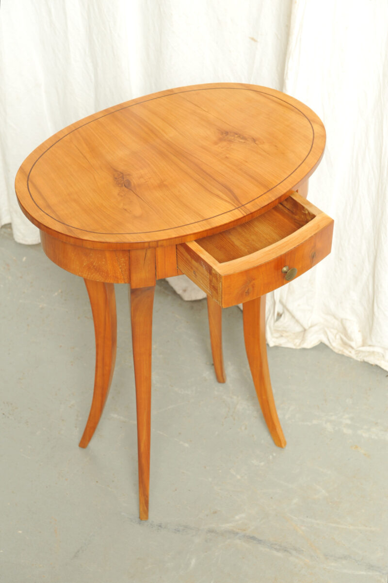 Nähtischchen Beistelltisch Biedermeier Kirsche