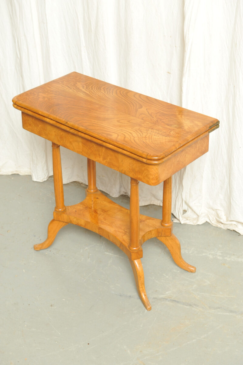 Spieltisch Wandeltisch Biedermeier Esche