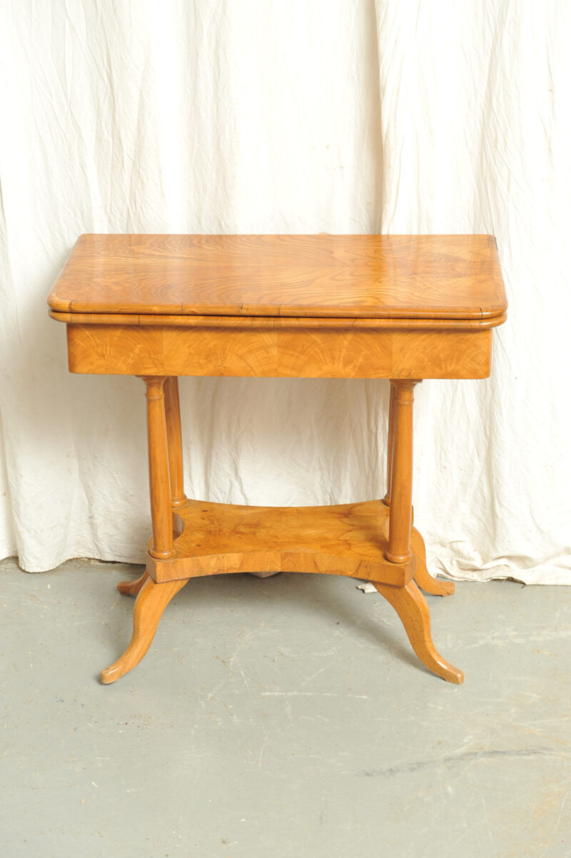 Spieltisch Wandeltisch Biedermeier Esche