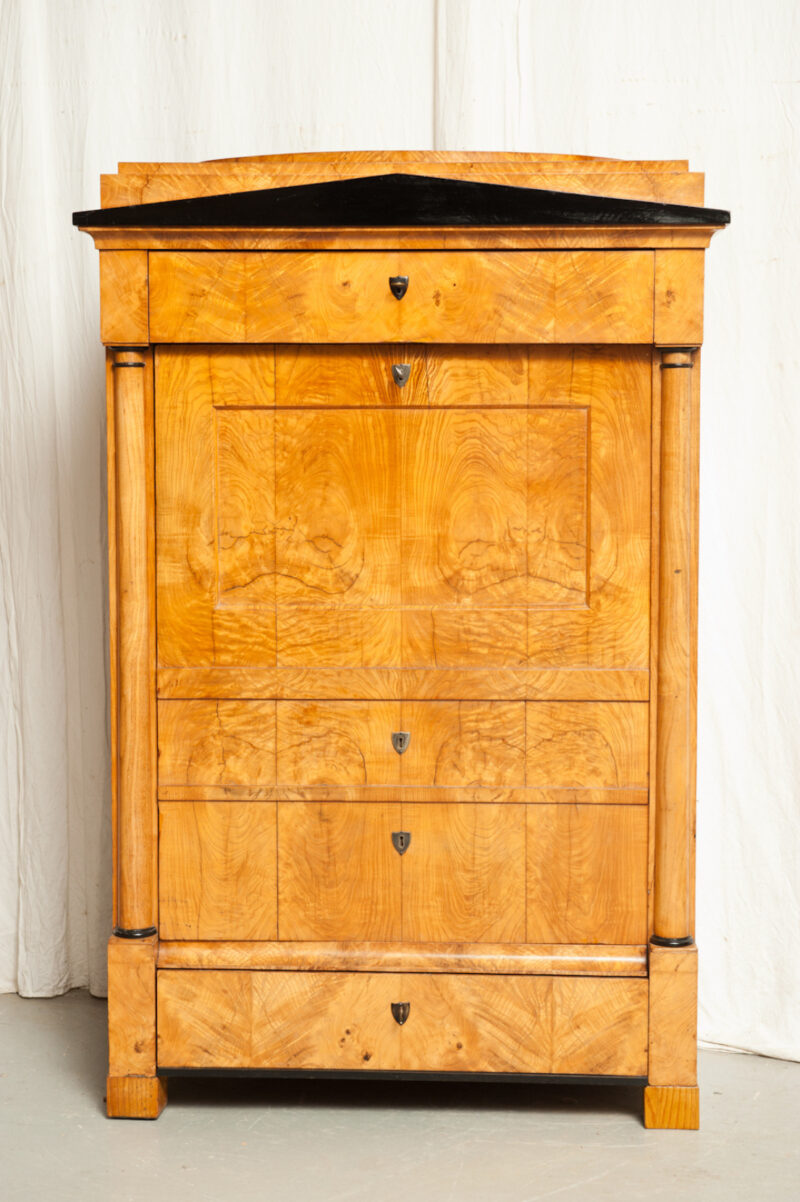 Biedermeier Blender Schrank Esche