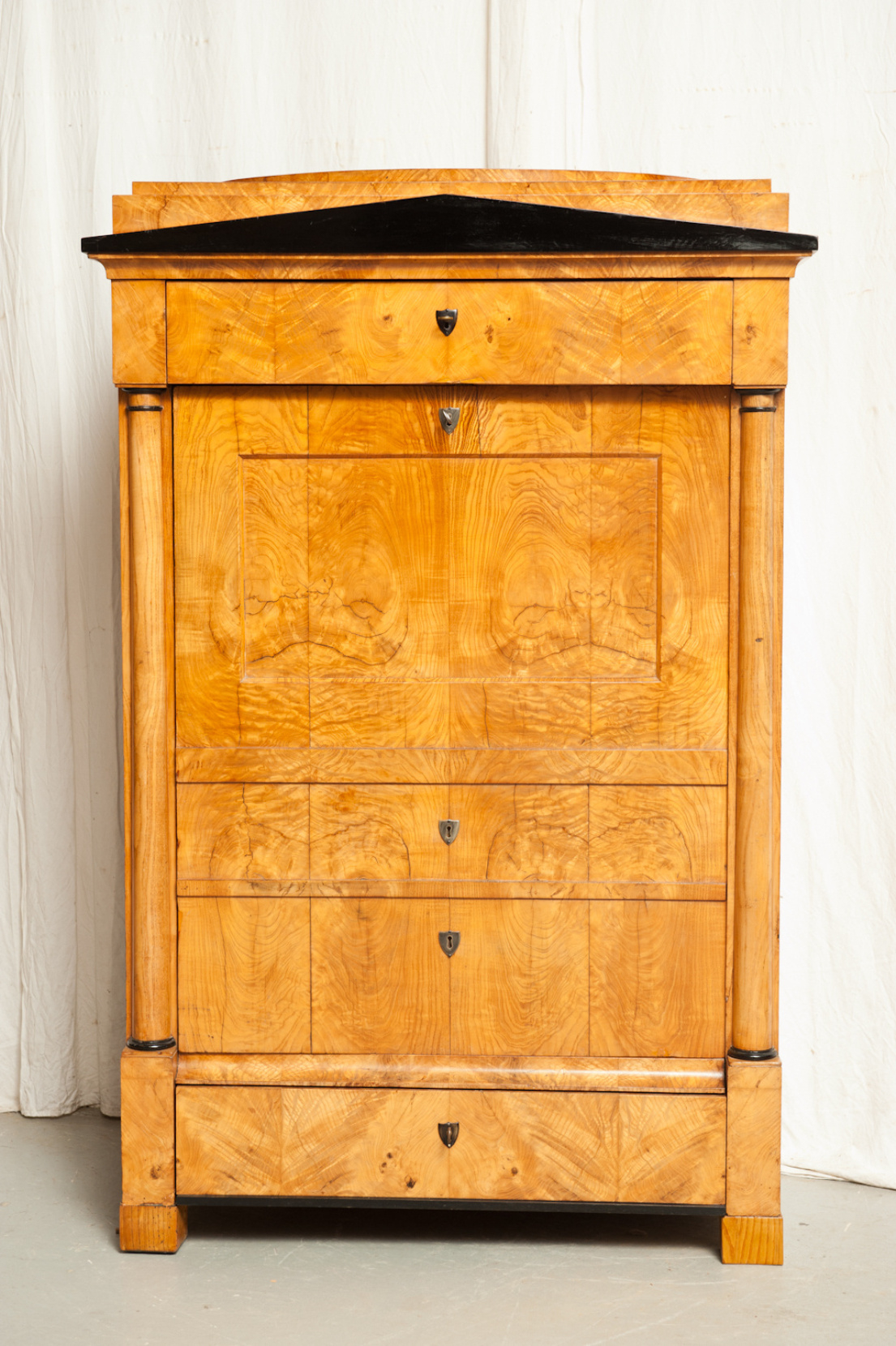 Biedermeier Blender Schrank Esche