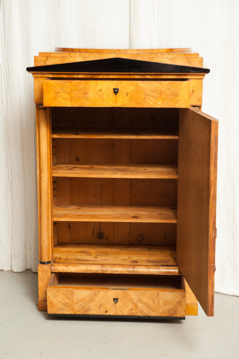 Biedermeier Blender Schrank Esche