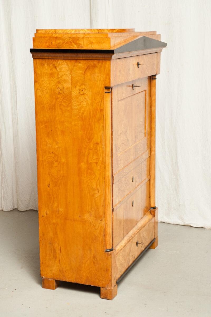 Biedermeier Blender Schrank Esche