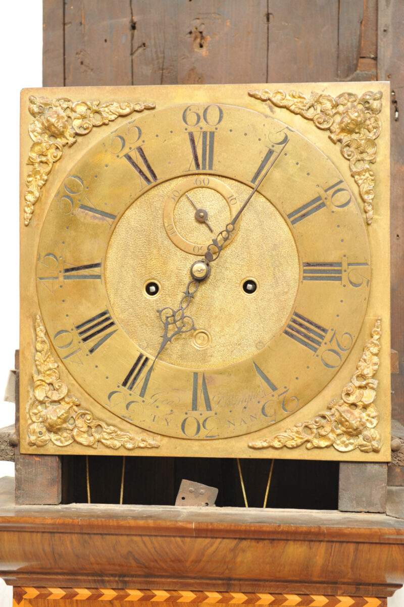 Uhrwerk Bodenstanduhr mit reicher Marketerie