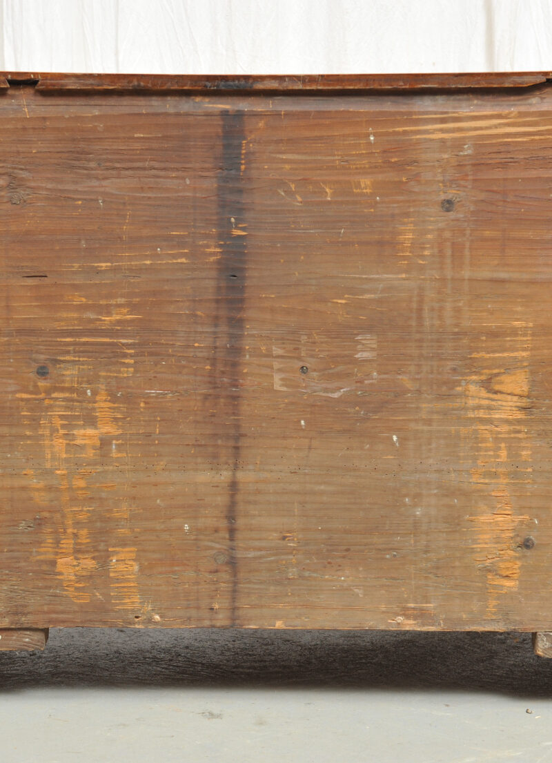 Rückwand süddeutsche Biedermeier Kommode Kirschbaum furniert